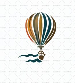 Reisender Heißluftballon